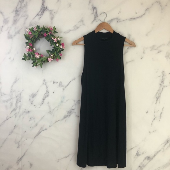 🖤SOLD🖤Topshop Mock Neck Swing Dress - Picture 2 of 6